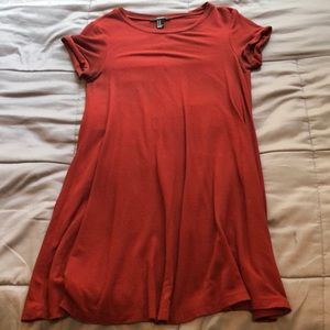 Red Tee Shirt Dress